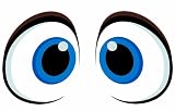 Incredibeds Character Frame Eyes, Male Bear Blue
