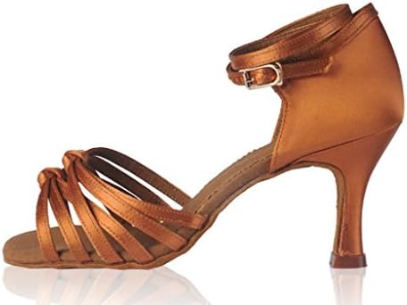 SONGYUNYANSoft floor acrobatics female Latin satin dance shoes , 35