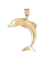 CleverEves 14K Gold Pendant Dolphins 5.7 - Gram(s)