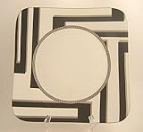 IMAGE OF Versace Dedalo Square Service Plate Black