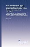 Diary of Colonel Israel Angell, commanding the Second Rhode Island continental regiment during the American revolution, 1778-1781: Transcribed from ... author and illustrative notes by Edward Field
