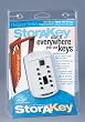 GE Security 001414 Slimline 2-Key Original KeySafe with Pushbutton, Clay
