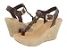 Juicy Couture Savvi Wedge Sandal, Brown