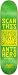 Anti-Hero Scan This [Small] Skateboard Deck - 7.9 Green/Yellow