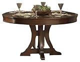 Homelegance Avalon Round Dining Room Table, Brown Cherry
