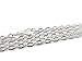50 CleverDelights Vintage Style Necklaces - Silver Color - 24 Inch - Rolo Chain Necklace - Lobster Clasp and Jump Rings Attached - Jewelry Findings - 3 x 4mm Oval Links - Antiqued Necklaces - 24