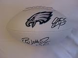 Donovan McNabb & Brian Westbrook Hand Signed Autographed Philadelphia Eagles Full Size NFL Football