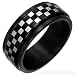 New Mens Ring - Black Stainless Steel with Spinning Centrepiece - 8mm Wide Brand New Available in Most Sizes Click Through to see other Sizes Comes in a Quality Velvet Gift Box