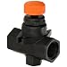 Hayward Glass Filled Polypropylene Needle Valve, FPM Seal, 1/2" Threaded
