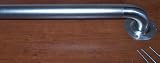 Case of Six (6) 16  Grab Bars-Stainless Steel, Safety Grip  knurled  Textured surface aids in gripping- Flange Type-Double Welded-Case lot packed in hang-bags for resale. Double Welded-Case lot packed in hang-bags for resale.
