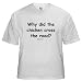 Chicken Joke, Consultant Answer - T-Shirt Geek White T-Shirt by CafePress