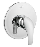 Grohe 19 458 001 Eurosmart Pressure Balance Valve Trim, StarLight Chrome Finish