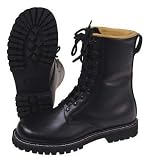  : Springerstiefel Kampfstiefel Lederstiefel schwarz Gr. 43