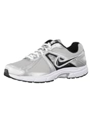 Nike Mens NIKE DART 9 RUNNING SHOES 12 (METALLIC SILVER/BLACK/WHITE)
