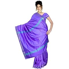 Bollywood Sari Kleid Lila Vis108