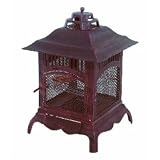 from The Cowshed Harlin Small Square Cooking Patio Fire Pit Model LFS701