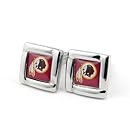 NFL Washington Redskins Square Cufflinks with Square Shape Logo Design Gift Box Set
