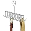 InterDesign Tie and Accessory Rack, Silver