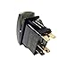 STVMotorsports Laser Backlit Green Rocker Switch Zombie 20A 12V On/Off LED Light