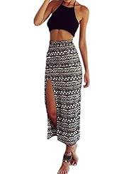 Sexy Polyester Slit Backless Halter  Dress