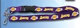 Lakers Lanyard Key Chain Holder Purple