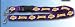 Lakers Lanyard Key Chain Holder Purple
