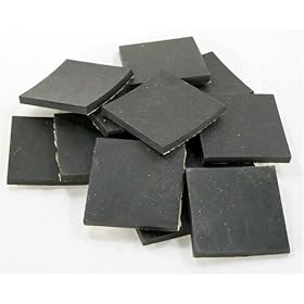 Set of 12 Floor - Counter - Surface Rubber Scuff Self Adhesive Protector Pads by 