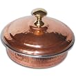 Serving Utensils Copper Bowls With Lid Diameter 6.5 Inches