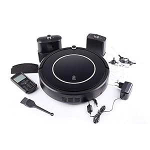 Discount  ElectriQ KK8 Intelligent Programmable Self Charging Robotic Vacuum Cleaner With HEPA eIQ-KK8