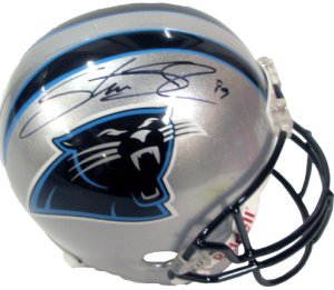 Steve Smith Signed Carolina Panthers Replica Helmet