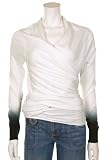 DKNY Womens Cotton Dipped Cozy Wrap Sweater, X-Small/Small