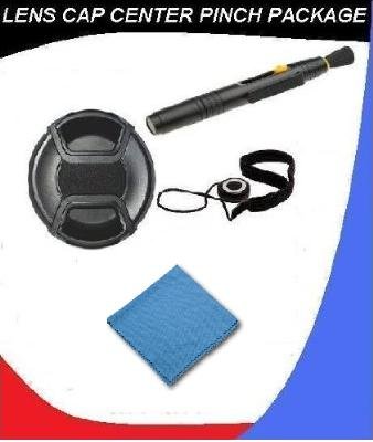 Sigma 10-20mm f/4-5.6D EX DC HSM Pro grip Lens Cap Center Pinch (77mm) + Lens Cap Holder + DIGI Microfiber Cleaning Cloth + Pro Lens Cleaning Pen