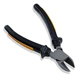 41rBSo434QL. SL160  Pro Grade 6 1/2 Diagonal Wire Cutter Pliers   Insulated, Super Grip