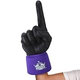 NCAA Louisiana Tech Bulldogs Licensed Royal UltimateHand Foam Finger and Scarlet Jersey Sleeve
