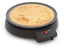 Tristar BP-2961 Crêpe-maker, 30 cm mit Thermostat schwaz