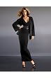 Newport News Shape fx Surplice sweater dress