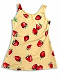 LTP by Les Tout Petites - Toddler Girls Tank Style Sun Dress, Yellow/Red