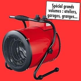 canon a chaleur souflleur 3000w pour entrepot garage ou grand espace