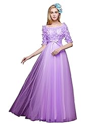 Cocktail Polyester  Lace Elbow Length Sleeves Evening Dress/Bridesmaid Dress/Wedding Party Dress  With a Bow(s)