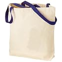 Toppers - Contrast Handle Tote Bag - 10oz (U806)