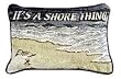 Set of 2 "It's A Shore Thing" Beach Bird Decorative Throw Pillows 9" x 12"