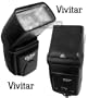 VIVITAR DEDICATED E-TTL SPEEDLIGHT BOUNCE ZOOM SWIVEL FLASH FOR CANON POWERSHOT G7 G9 G10 G11 G12 A640 A650 S5 IS S3 IS SX20 IS SX20 SX1 IS SX Includes Flash Diffuser + Free Mini Tripod + BP MicroFiber Cleaning Cloth