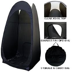 Professional Airbrush and Turbine Spray Tanning Tent Booth with Nylon Carrying Bag