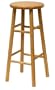 Winsome Wood 30-Inch Beveled Seat Barstool with Natural Finish, Set of 2