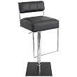 LumiSource Gentry Bar Stool, Black
