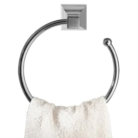 American Standard 2555.021.295 Town Square Towel Ring, Satin Nickel
