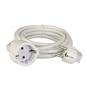 uniTEC 44542 Schuko-Verl&auml;ngerung H05VV-F 3G 1, 5 mm&sup2;, 5 m, wei&szlig;