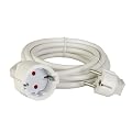 uniTEC 44542 Schuko-Verl�ngerung H05VV-F 3G 1, 5 mm�, 5 m, wei�