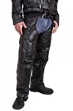 Rebel Ryder Stone Leather Motorcycle Chaps