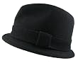 Broner Black Wool Hat with matching band